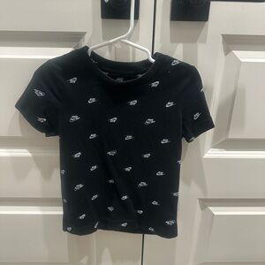 Nike Black Short Sleeve Logo Tee